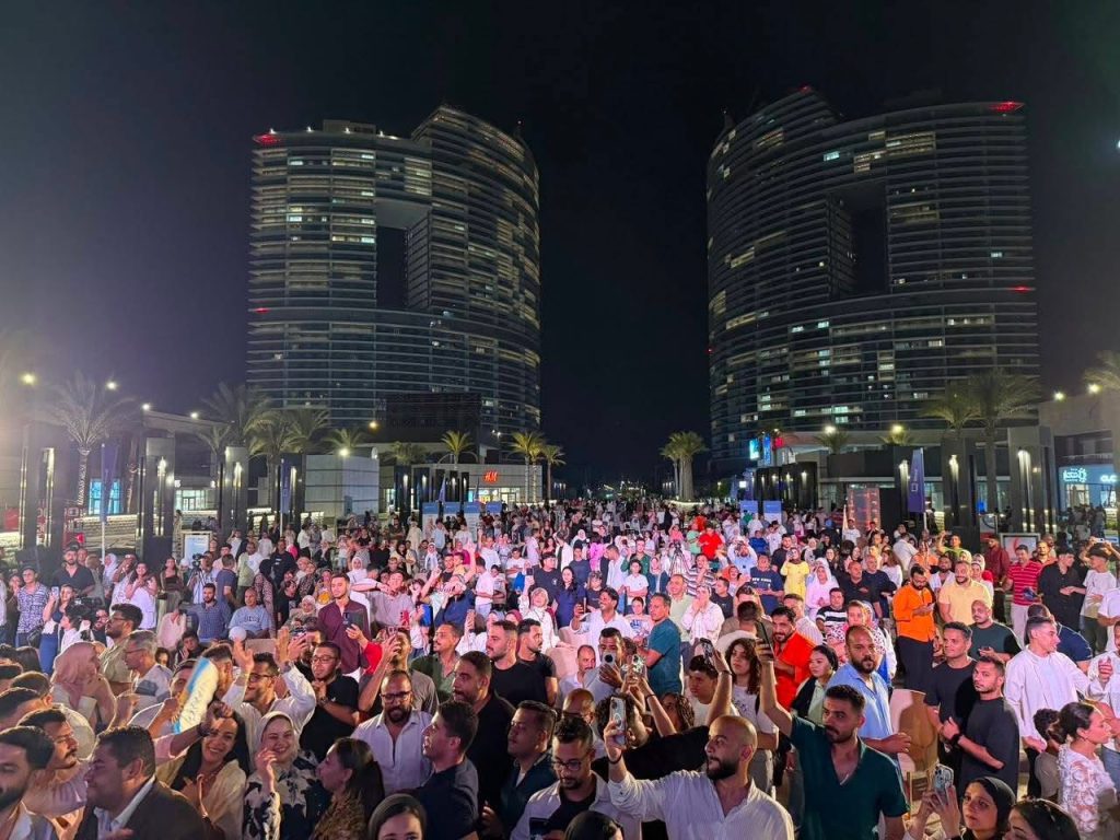 صورة من انطلاق مهرجان جولدن هب بمدينة العلمين الجديدة 