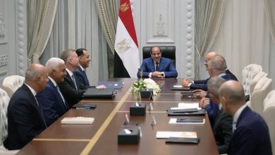 الرئيس السيسي خلال استقباله الرئيس التنفيذي لشركة «إيني» الإيطالية