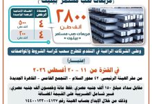 الصناعة تعلن طرح 8 رخص لإنتاج خام بيليت بطاقة إنتاجية 2800 سنويا