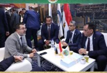 المهندس ناصر شاهين فوسفات مصر أثناء عقد اللقاءات