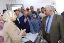 رئيس جنوب الدلتا لتوزيع الكهرباء وقيادات الشركة اثناء تفقد قطاع المنوفية