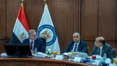 المهندس محمد ماجد رئيس مصر للبترول أثناء انعقاد الجمعية العامة بحضور وزير البترول ورئيس هيئة البترول