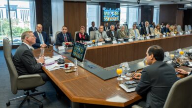 وزير البترول أثناء أعمال الجمعية العامة العادية لشركة البتروكيماويات المصرية