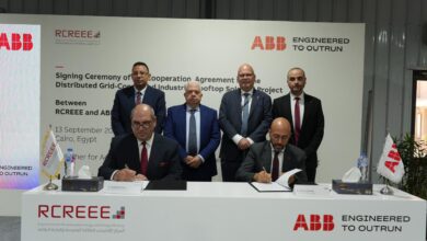 «ABB مصر» تطلق أحد أكبر مشروعات الطاقة الشمسية الموزعة بالقطاع الصناعي