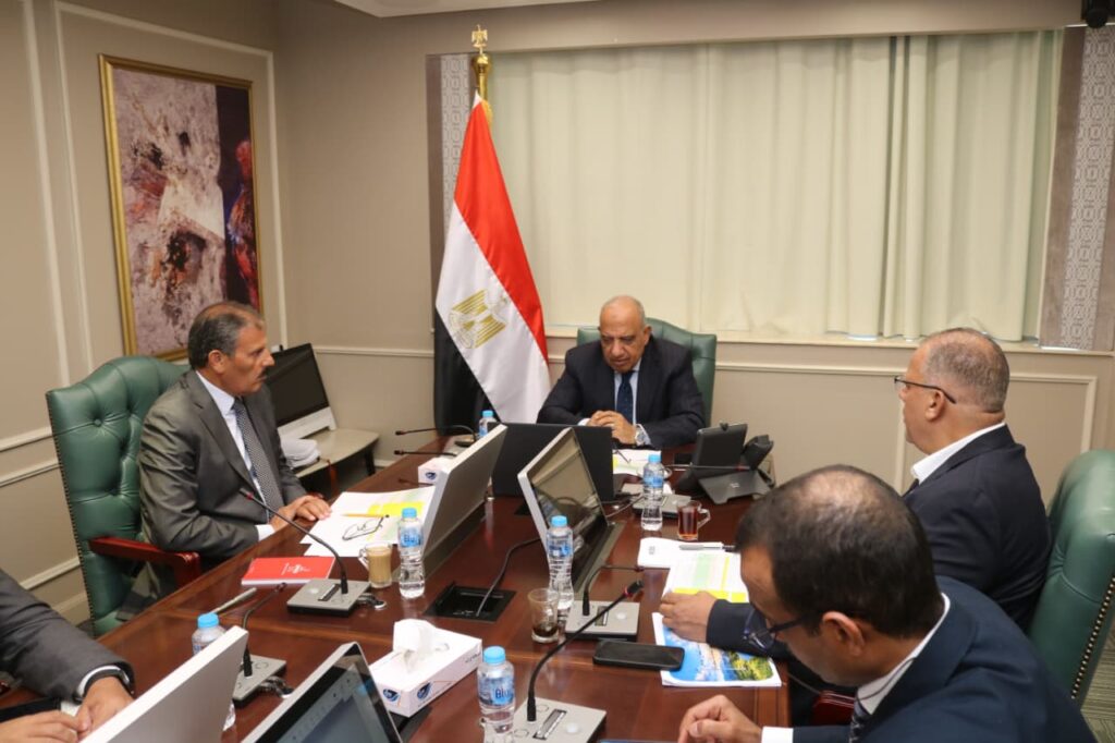 وزير الكهرباء والطاقة المتجددة أثناء مناقشة تحديث الاستراتيجية الوطنية للطاقة