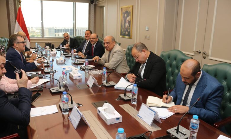 وزير الكهرباء والطاقة المتجددة أثناء مباحثاته مع وزير التخطيط