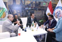 رئيس فوسفات مصر المهندس ناصر شاهين خلال اللقاء