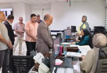 وزير الكهرباء أثناء تفقده قطاع كهرباء العاشر من رمضان