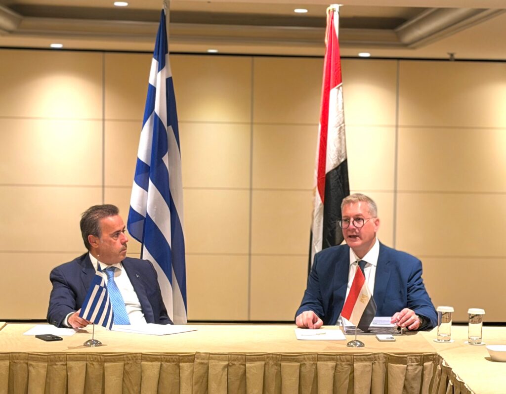 وزير البترول يبحث مع نظيره اليوناني دفع الشراكة المصرية اليونانية 