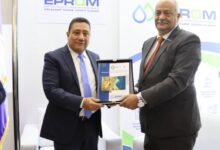 مهندس إبراهيم مسعود رئيس شركة ويبكو مع المهندس حسام أسعد ريس إيبروم