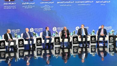 وزير الكهرباء والطاقة أثناء منتدي مصر