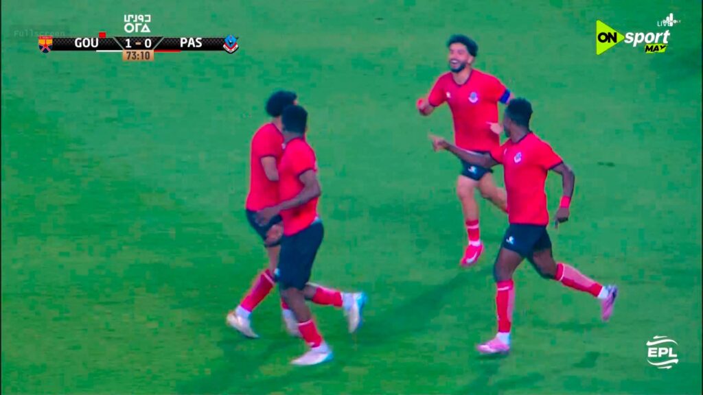 جانب من المباراة