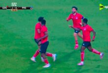 جانب من المباراة